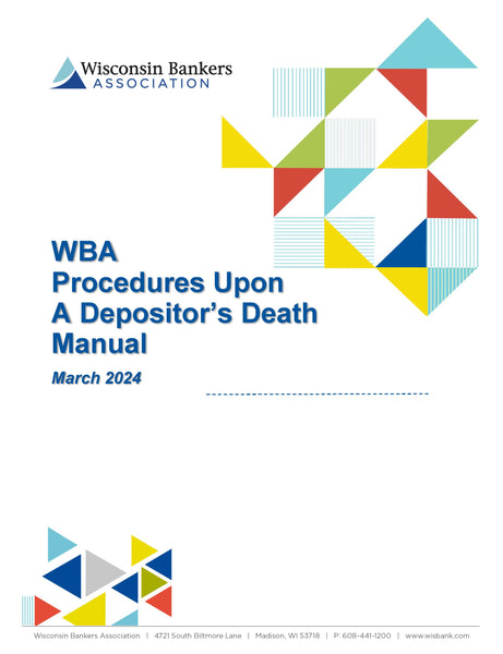 WBA Procedures Upon A Depositor's Death Manual 2024