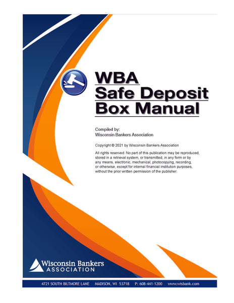 Newly Updated WBA Safe Deposit Box Manual